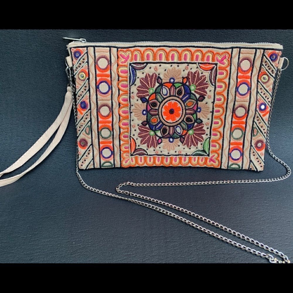 New Jalyn Sole Society Colorful Boho Chic Handbag